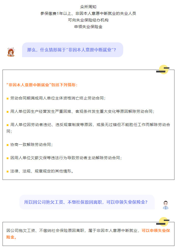 申領(lǐng)失業(yè)保險(xiǎn)金，哪些情形屬于“非因本人意愿中斷就業(yè)”？.png